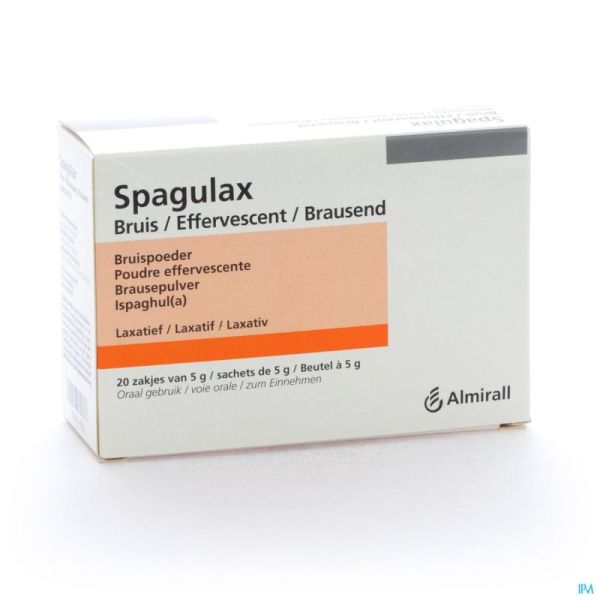 Spagulax Efferv Sach 20 X 5 G