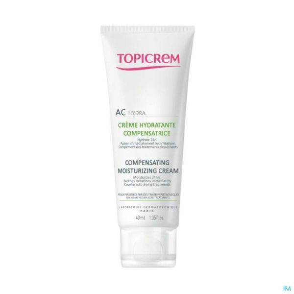 Topicrem ac creme hydra compensatrice tube 40ml