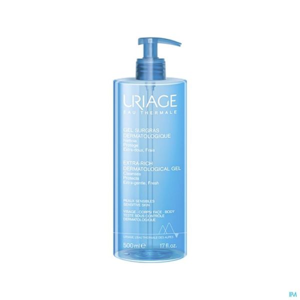 Uriage Gel Overvet Vloeibaar Dermato 500ml