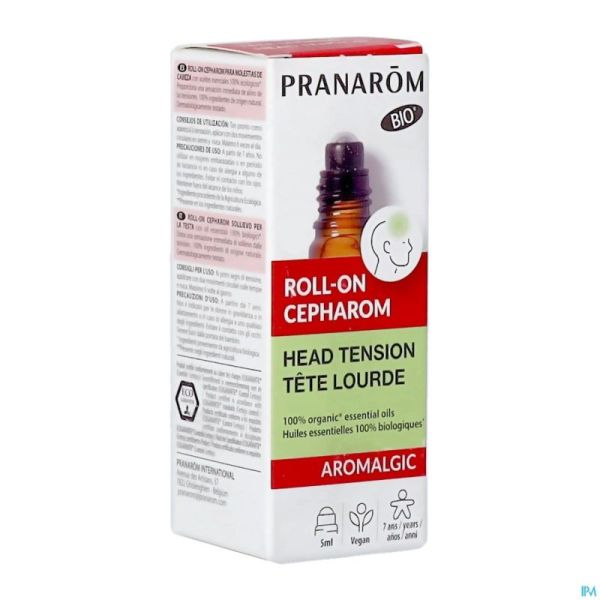 PRANAROM AROMALGIC ROLL CEPHAROM BIO 5ML