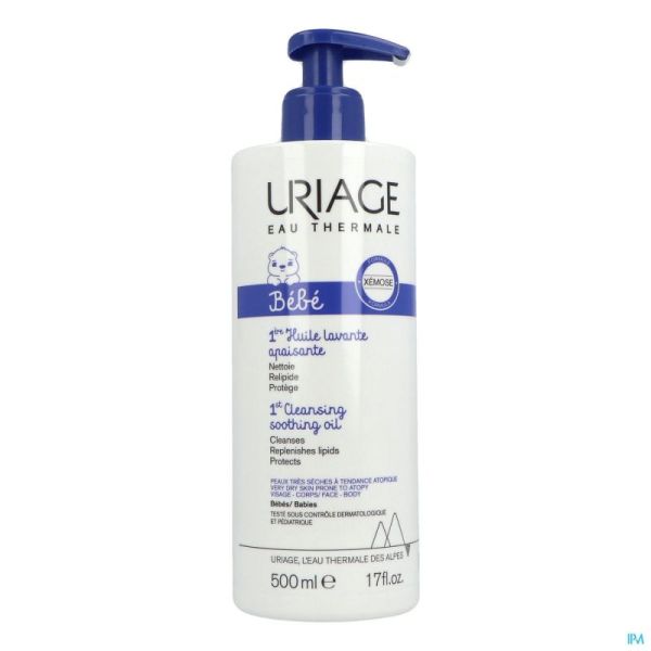 Uriage Bb 1Ere Huile Lavante Apaisante 500Ml