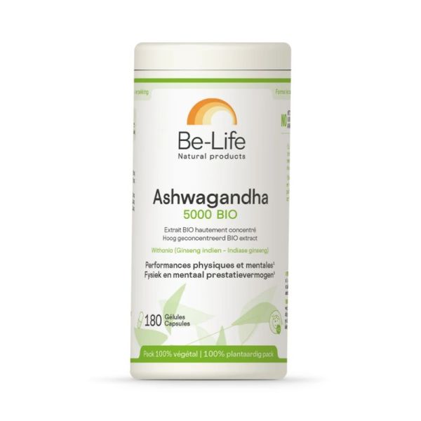 Be Life Ashwagandha 5000 Bio 180 Gélules