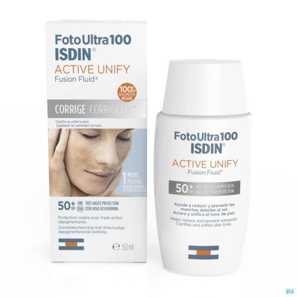 Isdin Foto Ultra 100 Active Unify Ip50+ 50Ml