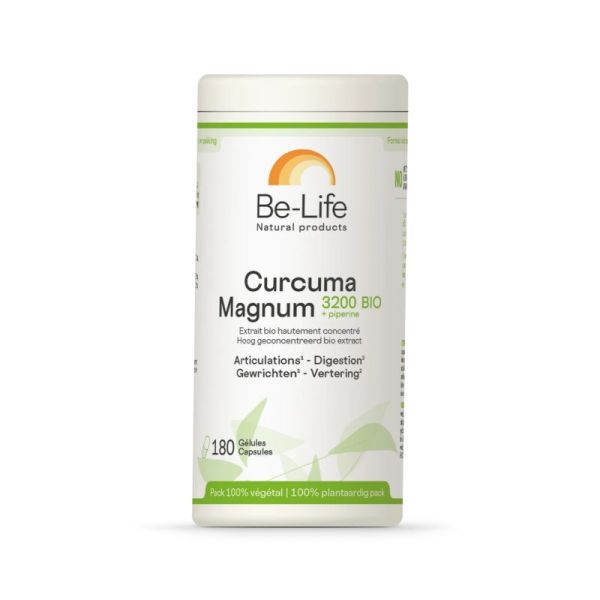 Be Life Curcuma 3200 Magnum Bio 180 Gélules