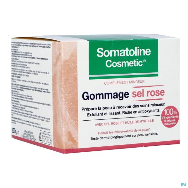 Somatoline cosm. gommage exfoliant sel rose 350g