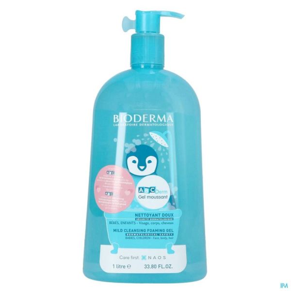 Bioderma Abc Derm Gel Moussant 1L