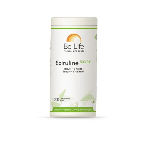 Be Life Spiruline 500 Bio 200 Comprimés