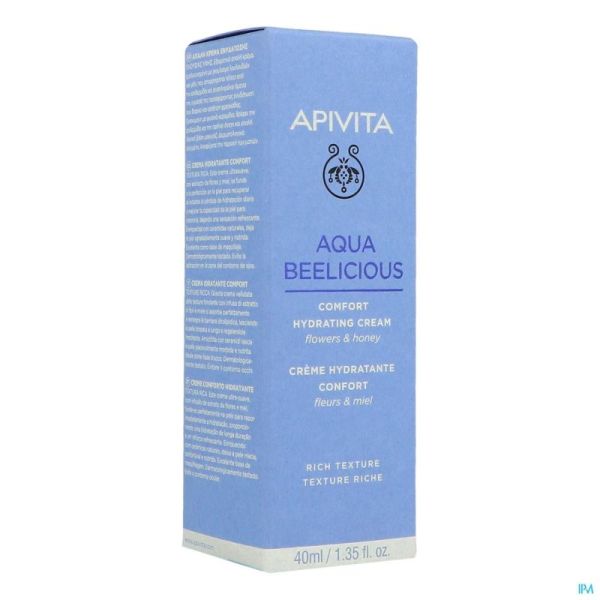 Apivita Aqua Beelicious Comfort Cream Tube 40Ml