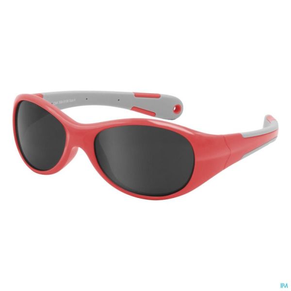 Eureka Care Lunette Soleil Enf. Rouge-gris 4-12ans