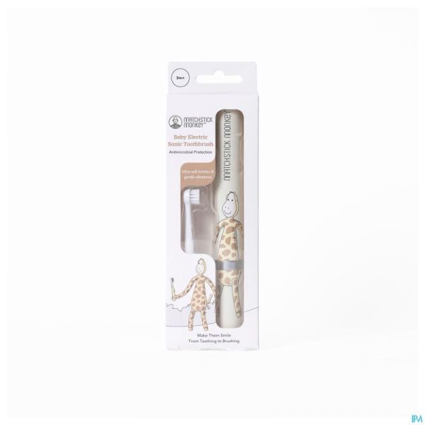 Matchstick Monkey Bebe Brosse A Dents Sonic Girafe