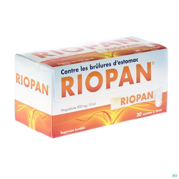 Riopan Gel Sachets Zakjes 20X10Ml