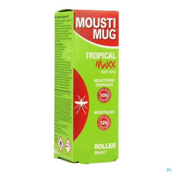 Moustimug Tropical Maxx 50% Deet Rol.50Ml