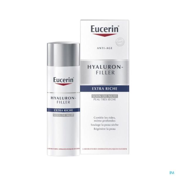 Eucerin Hyaluron Filler Extra Rijk Nachtcreme 50ml