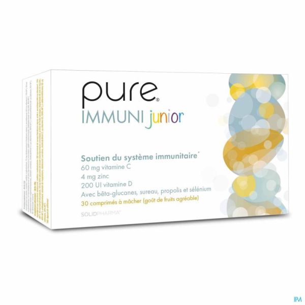 Pure Immuni Junior Kauwtabl 30