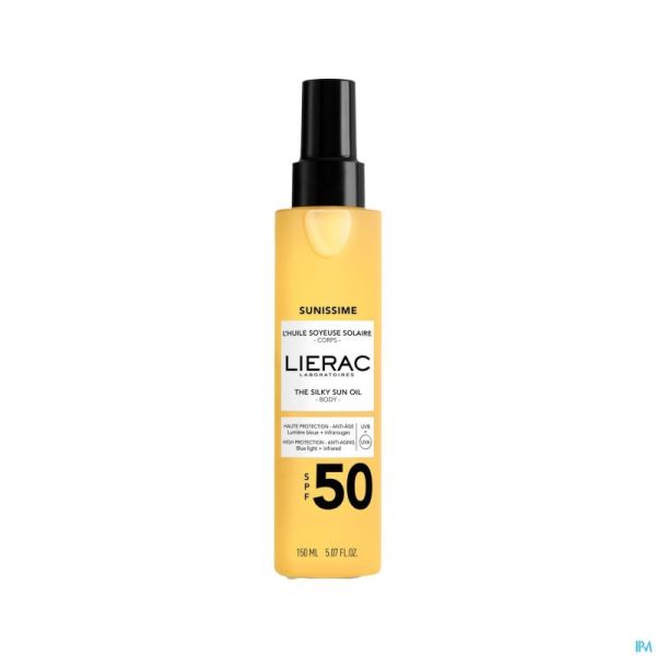Lierac Sunissime Zijdezachte Olie Spf50 150ml
