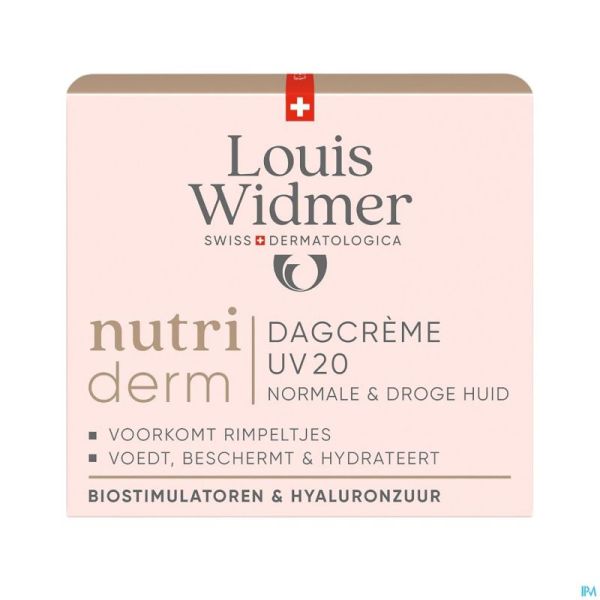 Widmer Nutriderm Dagcrème Uv 20 50ml