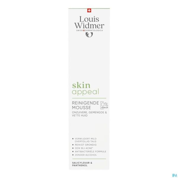 Widmer Skin Appeal Mousse Nettoyante 150ml