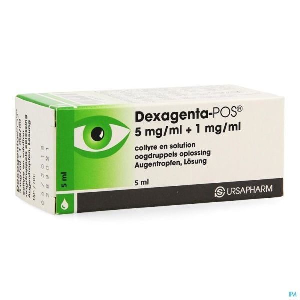 Dexagenta Pos Collyre 5 Ml