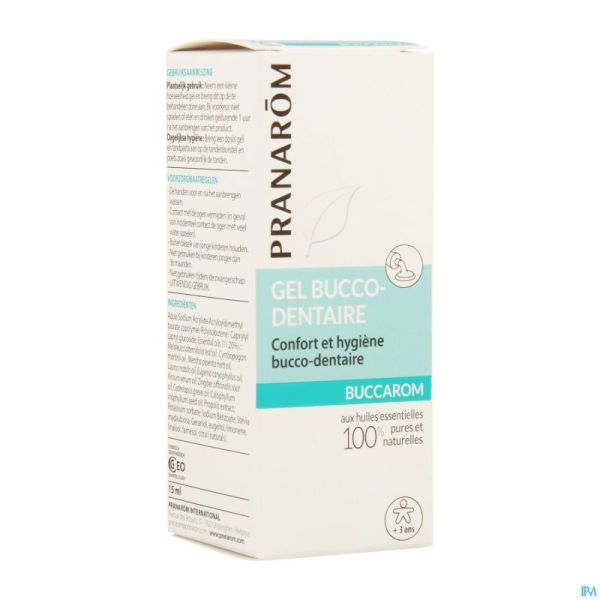 Buccarom Gel Ess Olie 15g Aromaceutics