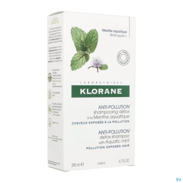 Klorane Capil. Sh Menthe Aquatique 200Ml