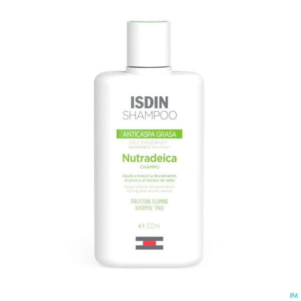 Isdin nutradeica pellicules grasses sh 200ml