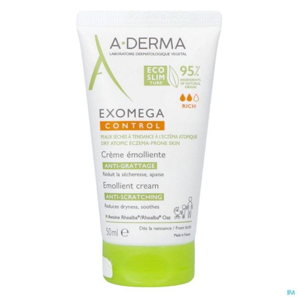 Aderma Exomega Control Creme Emolierend 50ml