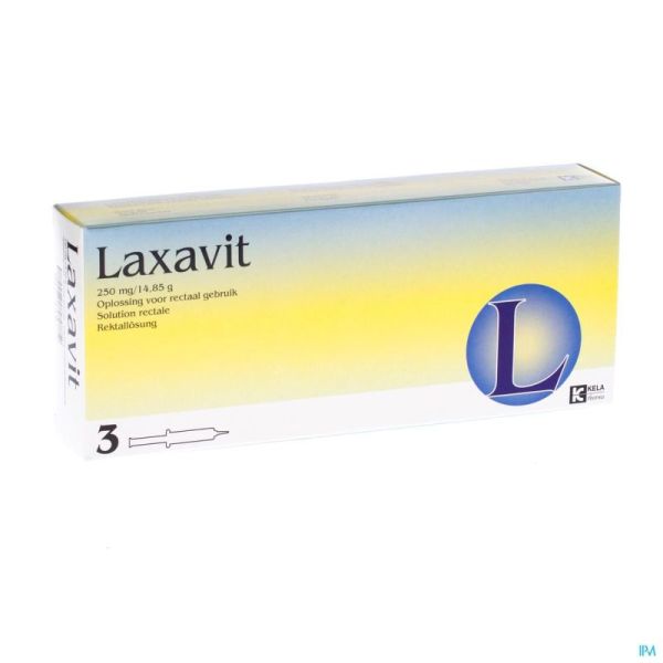 Laxavit Micro Enema Inj 3x12ml