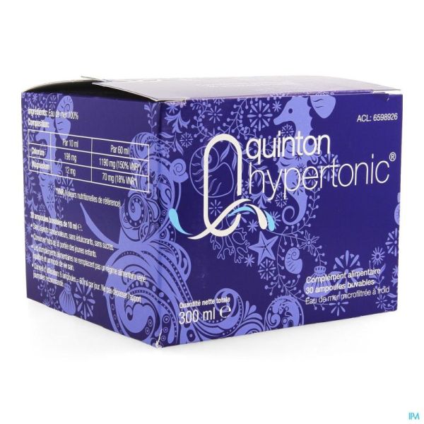Quinton Hypertonic Amp 30x10ml