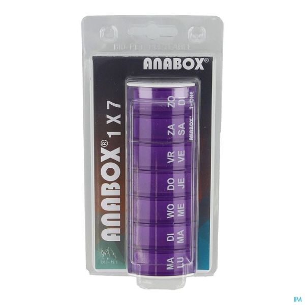 Anabox Pilulier Semaine Pourpre