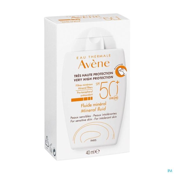 Avene Zon Ip50+ Minerale Fluide Getint 40ml