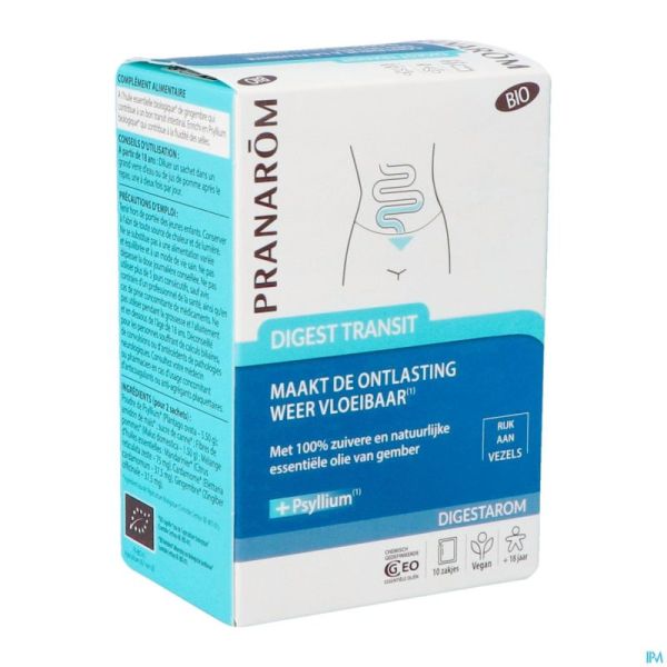 Pranarôm Digestarom Digest Transit Riche 10 sachets