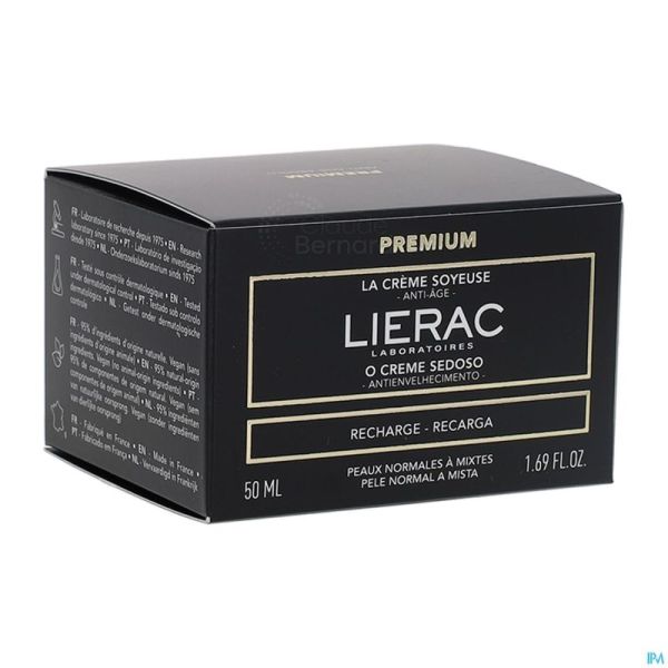LIERAC PREMIUM CREME SOYEUSE RECHARGE 50ML