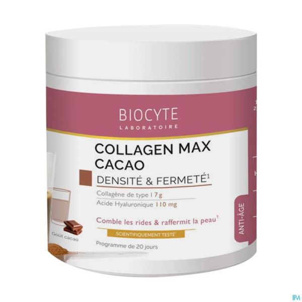 Biocyte Collagen Max Cacao Poudre Pot 260g