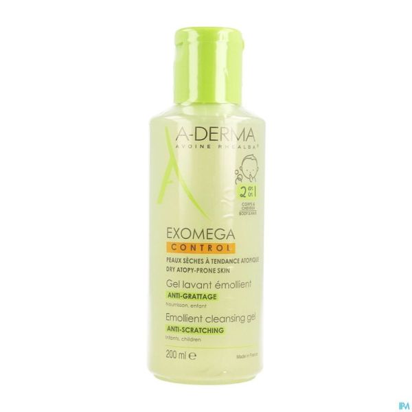 Aderma Exomega Control Gel Lavant 2En1 200Ml