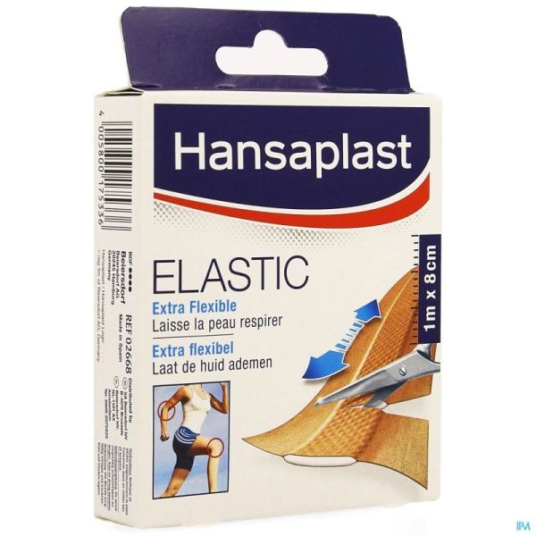 Hansaplast Elastic 1Mx8Cm