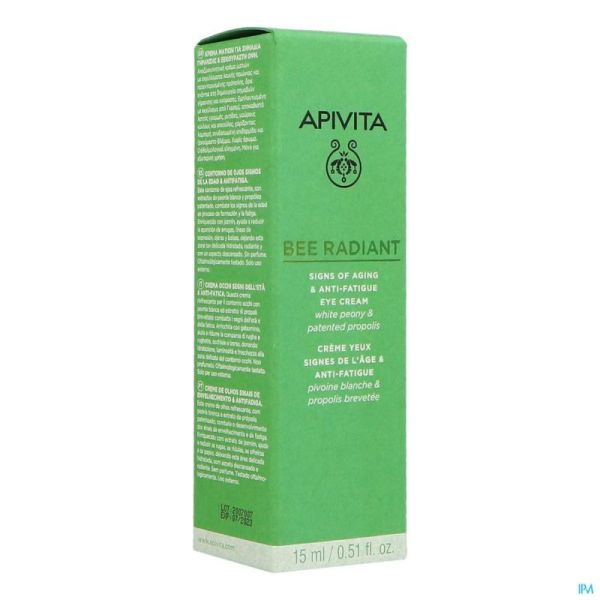 Apivita Bee Radiant Sign Ag.&a/fatigue Eye Cr 15ml