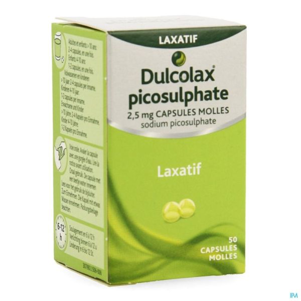 Dulcolax Picosulphate Caps 50X2,5Mg