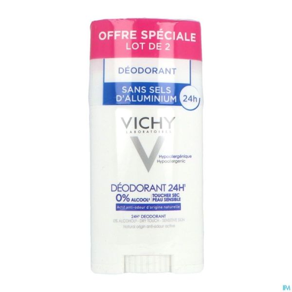 Vichy Deo React. H Z/alu Zout Stick 24u 40ml