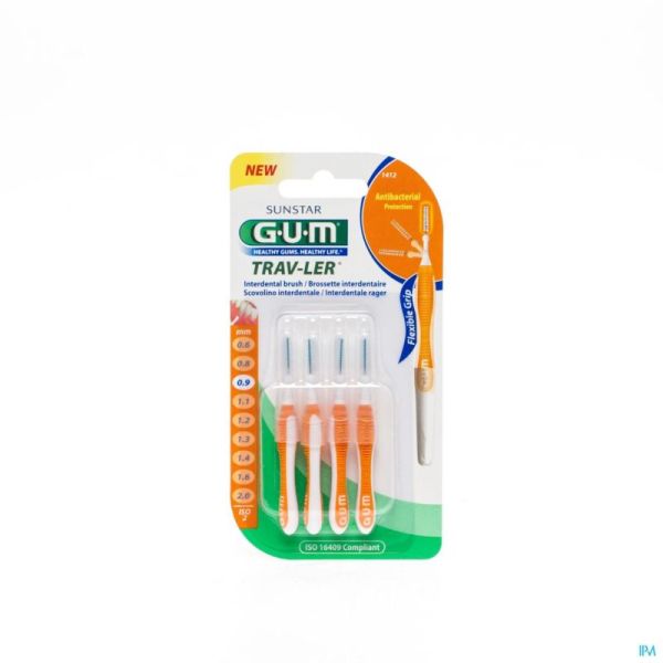 Gum Interdent.proxa Travler 0,9mm 4 1412