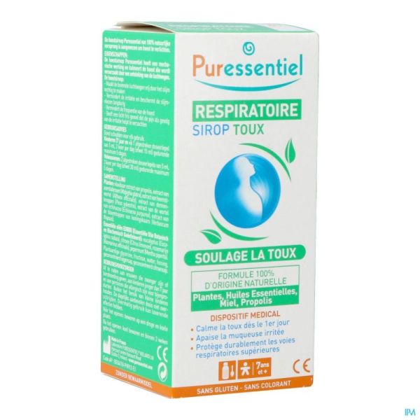 Puressentiel Respiratoire Sirop Toux Gorge 125ml