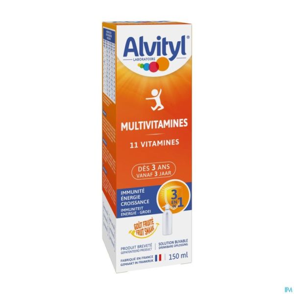 Alvityl Multivitamines Sol Buv. Fl 150Ml