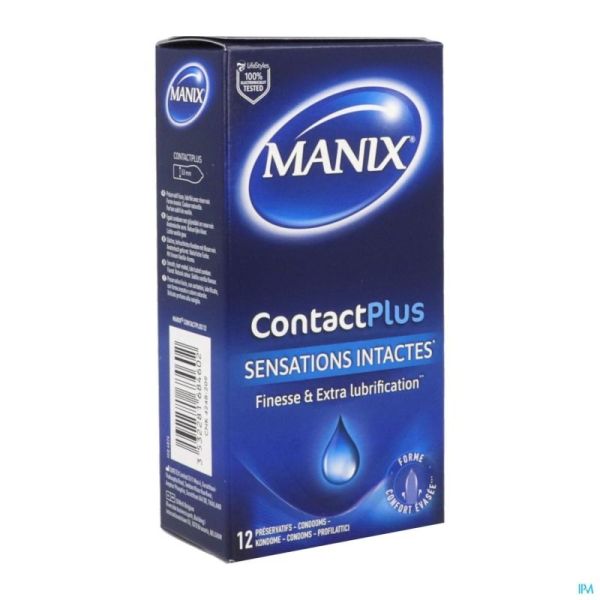 Manix Contact Plus Condomen 12