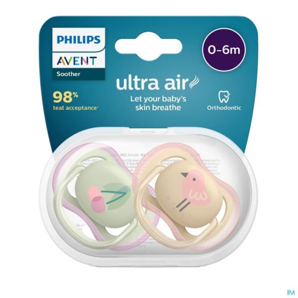 Philips Avent Sucette Air Cerise +0m