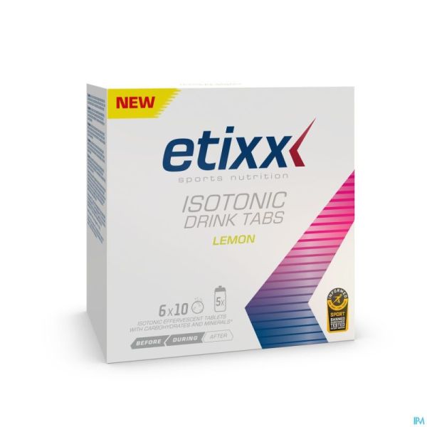 Etixx Isotonic Lemon Bruis Tabl. 6x10