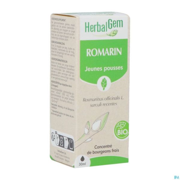 Herbalgem Rozemarijn Bio 30ml