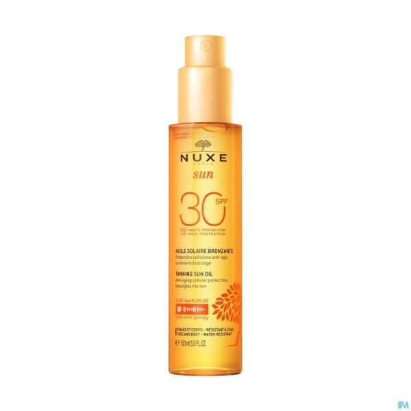 Nuxe Sun Zonneolie Gold Spf30 150ml