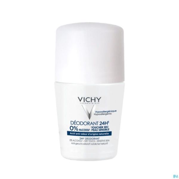 VICHY DEO P REACT. S/SEL ALU BILLE 24H 50ML NF