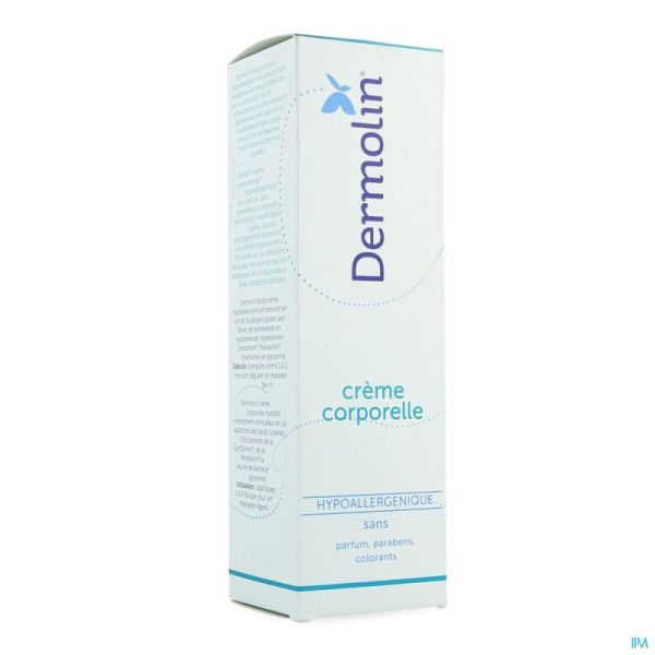 Dermolin Lait Corps Creme Tube 200ml Rempl.3007853