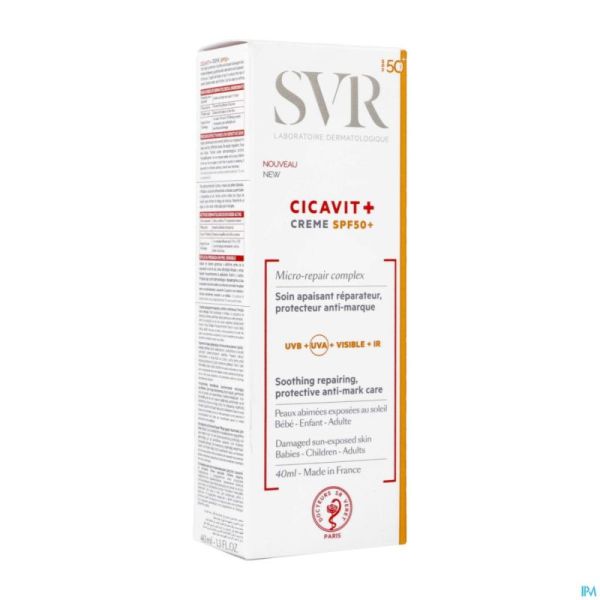 Cicavit Creme Ip50 Tube 40Ml