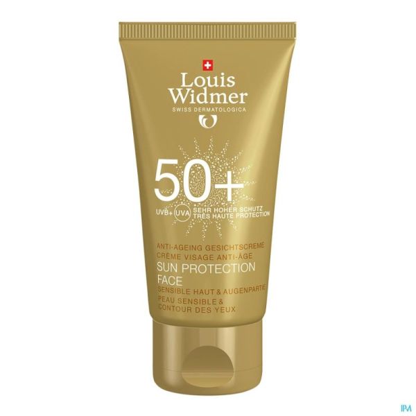 Widmer Sun Protection Face 50 N/Parf Tube 50Ml